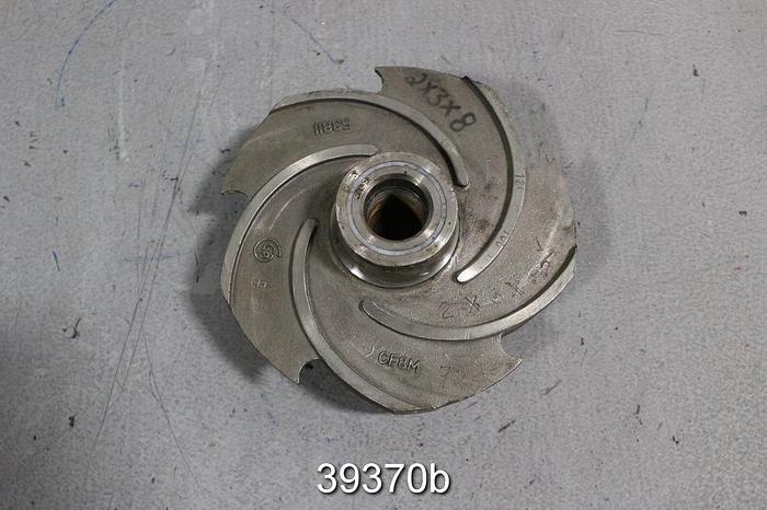 Used Goulds 3196 2x3x8 Pump Impeller, 5-Vane, 6" Diameter, 53811 #39370