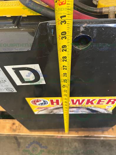  for parts or not working Hawker  024125F13 Forklift Battery 48 V, 37 Amps
