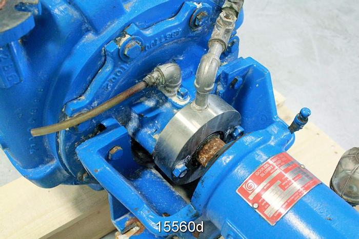 Used Goulds JC Slurry Pump, 1-1/2 X 2 X 14, 14" Impeller, 35 Gpm, 140 Ft. Head #15560