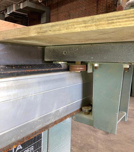 Used DELTA 43-450 SINGLE-SPINDLE SHAPER WITH SLIDING TABLE