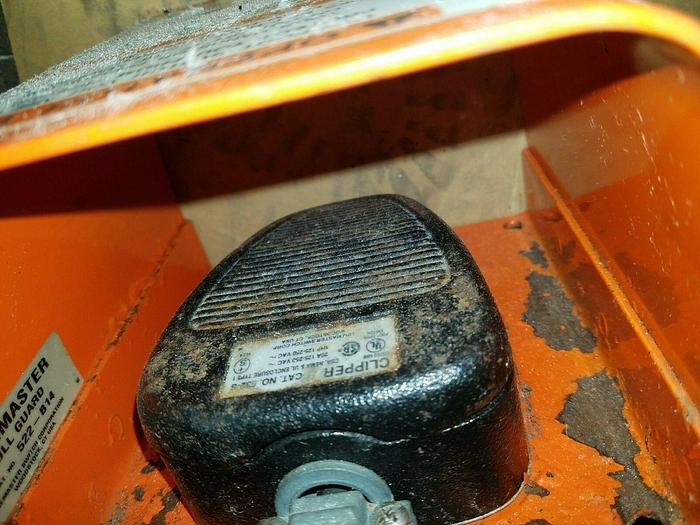 Used Linemaster Clipper Foot Operation Switch with full Guard