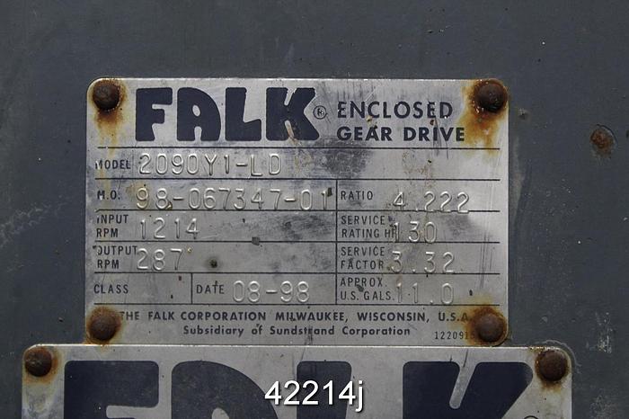 Used Falk 2090Y1-LD Gear Drive, 4.222/1 Ratio #42214