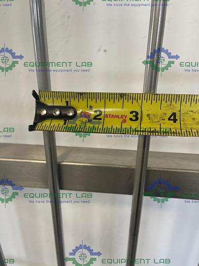 Used 60" x70" x22" Aluminum Cart/Cage w/ Wheels