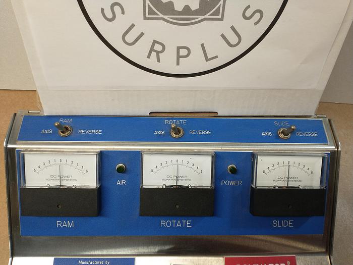 Used BOWMAN BTM dominator manual servo motor control for modal 430 #2 GH119