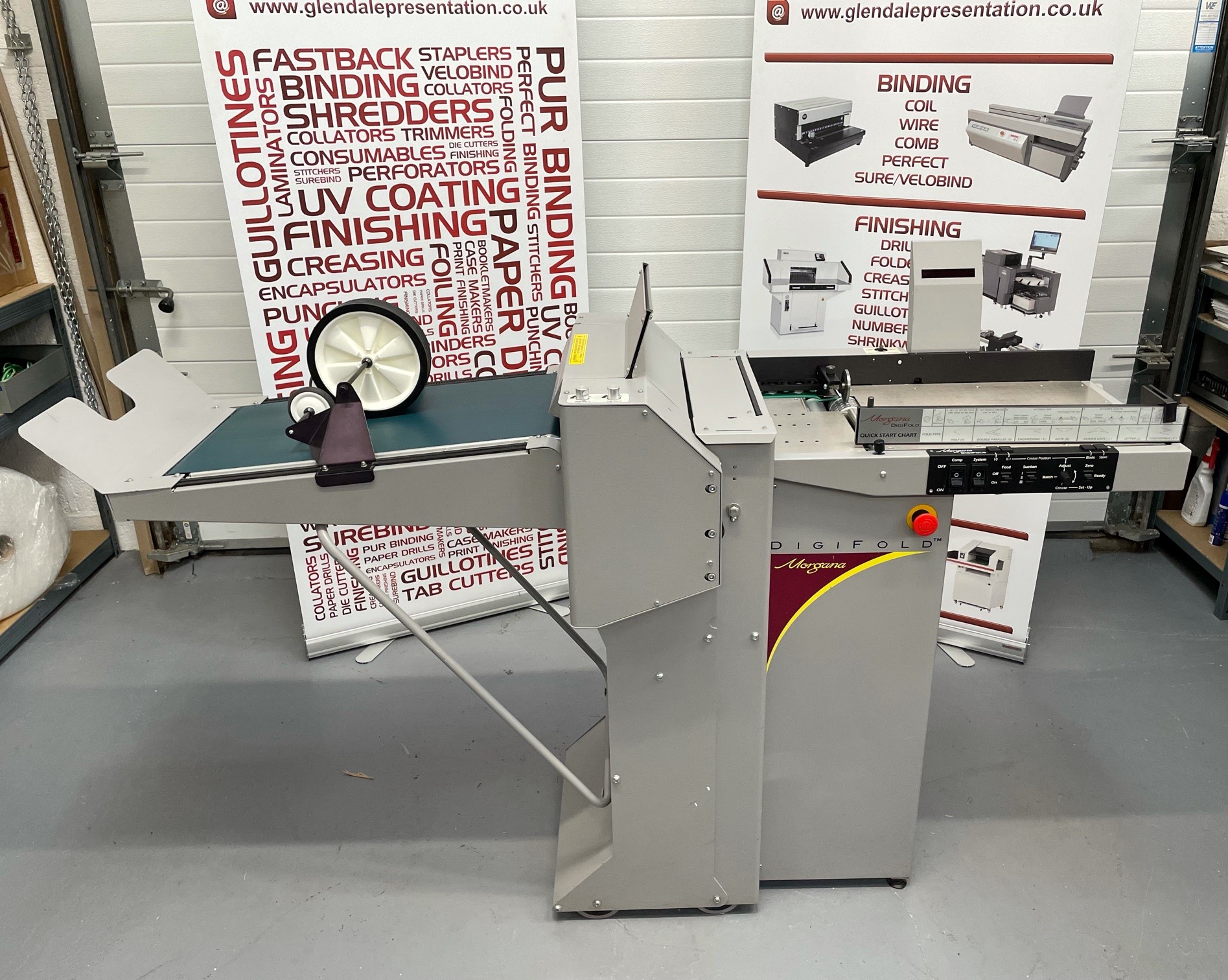 Used Morgana DigiFold Creaser Folder
