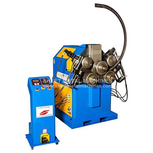 ERCOLINA Angle Roll-Section Bender with Hydraulic 3-Axis Twist Correctors CE70H3-RLI