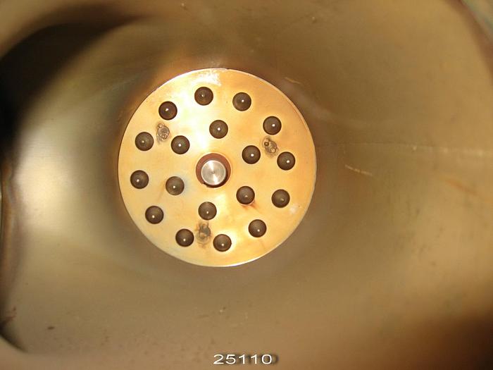 Used Qjet LH-500-3008-001A Process Steam Heater, 6'', With Fisher Type 667 Size 60 Actuator,  3/4'' Travel, Actuator Serial Number 12239357, No Positioner #25110