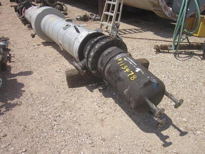 Used Used  Southern Heat Exchanger Corp. approximately 368 sq ft. horizontal 304L stainless steel shell and tube heat exchanger