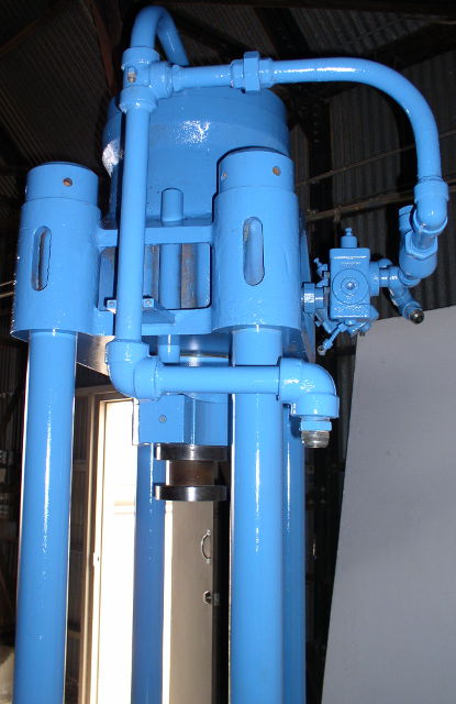 Used 200 Ton Elmes Hydraulic Press; Down-Acting; 4 Post;