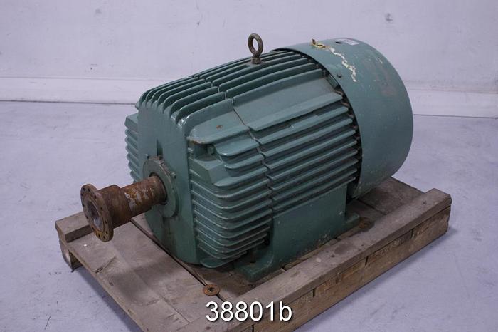 Used Canadian General Electric 145988K2 AC Motor, 125 Hp, 1185 Rpm, 575 Volt #38801