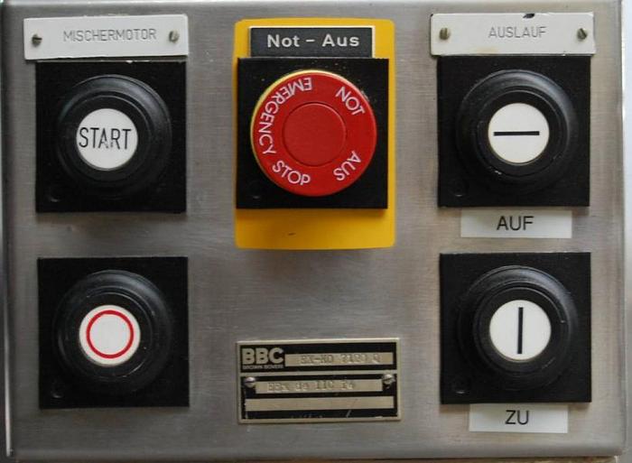 Used A 10592 D - Mixer / Granulator with heating mantle DIOSNA P250 A Upgrade MIX CONTROL ECO