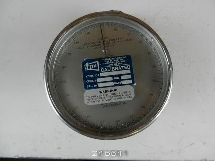 Used Ej Cady M Automatic Exact Micrometer, One Half Of A Thousand Of An Inch #21551