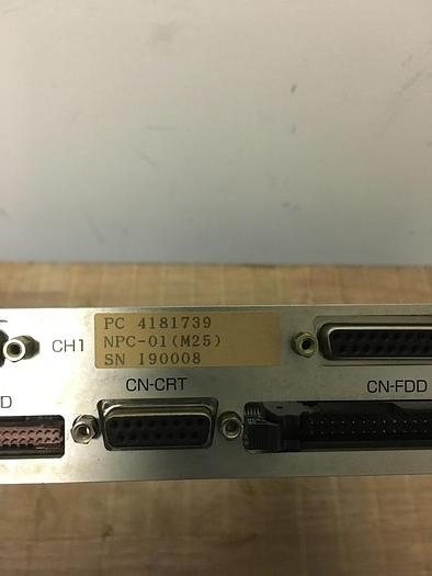 Used Sodick, NPC-01, PC Board, S/N- I90008, VER 3, MK25, Used