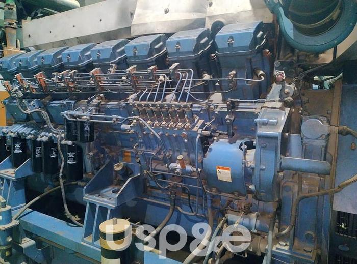 Used 1.5 MW 2008 Used Mitsubishi MGS2000C Diesel Generator Sets