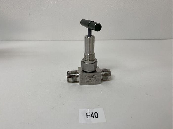 Used Preowned Swagelok SS-8BK-VCR Manual Bellows Valve Warranty Fast Shipping