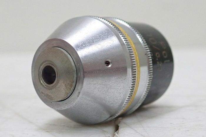 Used Carl Zeiss Germany 4506529 Pol 10/0.22 160/- Microscope Objective