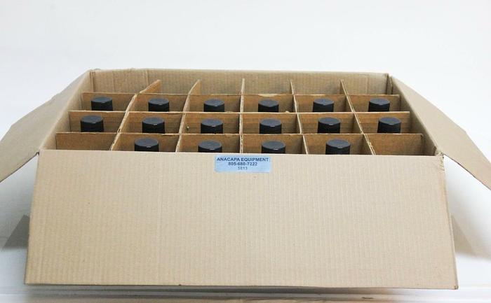 Kimble 61100-500 Kimax Media Lab Bottles 500ml w/ Black Caps Lot of 16 NEW (5813