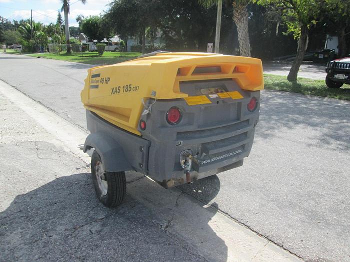 Used 2014 Atlas Copco XAS 185 Mobile Air Compressor