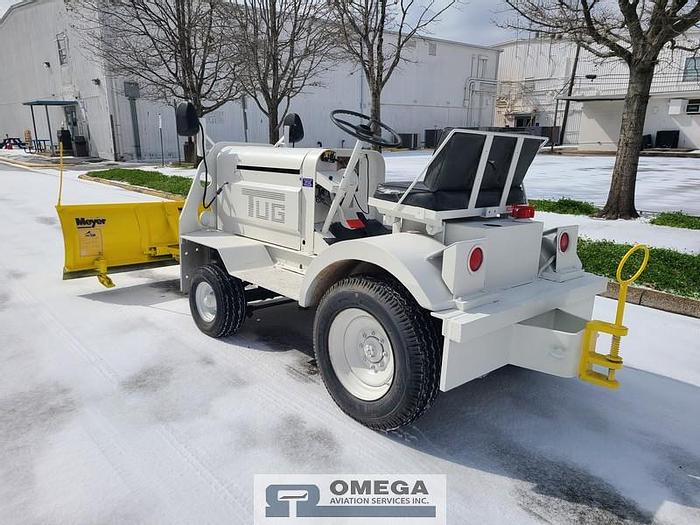 Used 1996 TUG MA-30 Baggage Tractor Snow Plow. Meyer Snow Plow
