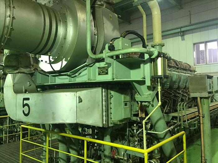 Used Mitsubishi 18KU30A engine with Toshiba generator 6280 KVA each, 50 MW power plant.