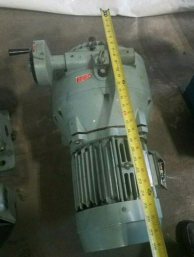 Used Asahi-Seiki Stepless Variator Variable Speed Gear Head Drive with Toshiba Motor