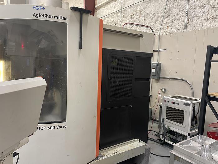 Used 2010 Mikron Agie Charmilles UCP600 Vario 5-Axis CNC Vertical Machining Center