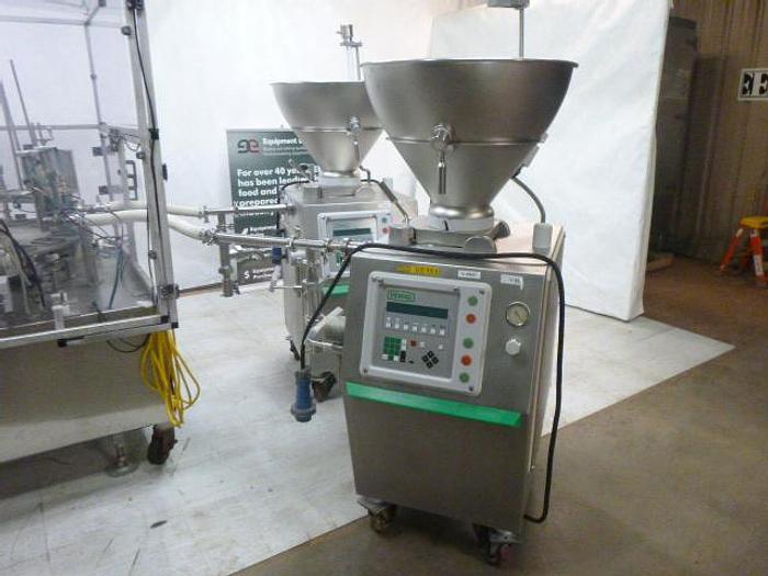 Used Complete Filling Line; World Cup Filler, (2) Vemag Robbies and Lidder