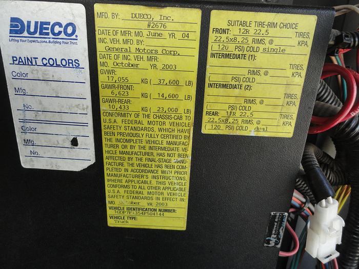 Used 2004 TEREX commander 4045