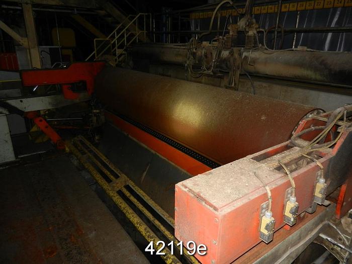 Used Beloit Reel, 185" Drum Face With Spools and Controls #42119