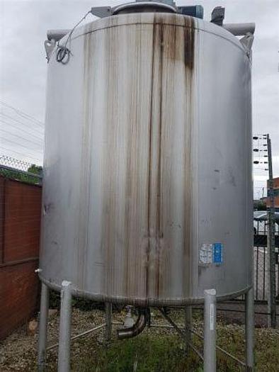 Used APV 1,500 Gallon St Steel Tank with Gate Agitator