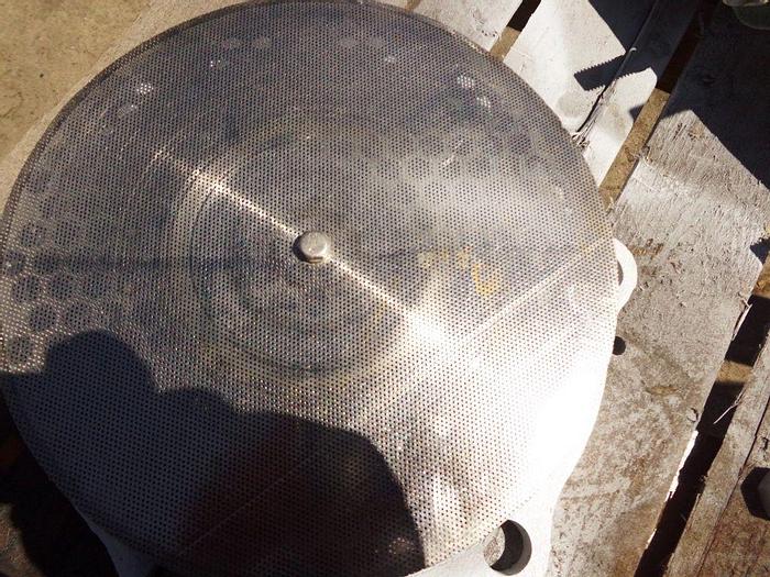 Used Screen, Dorr Oliver, 10" Dia, S/st, Liquid, Scrapers #S743118