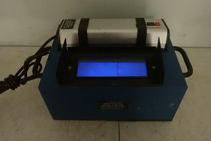 Used Spectroline EF-260C UV Long Life Filter Lamp & ASR-260 Field Inspection Kit