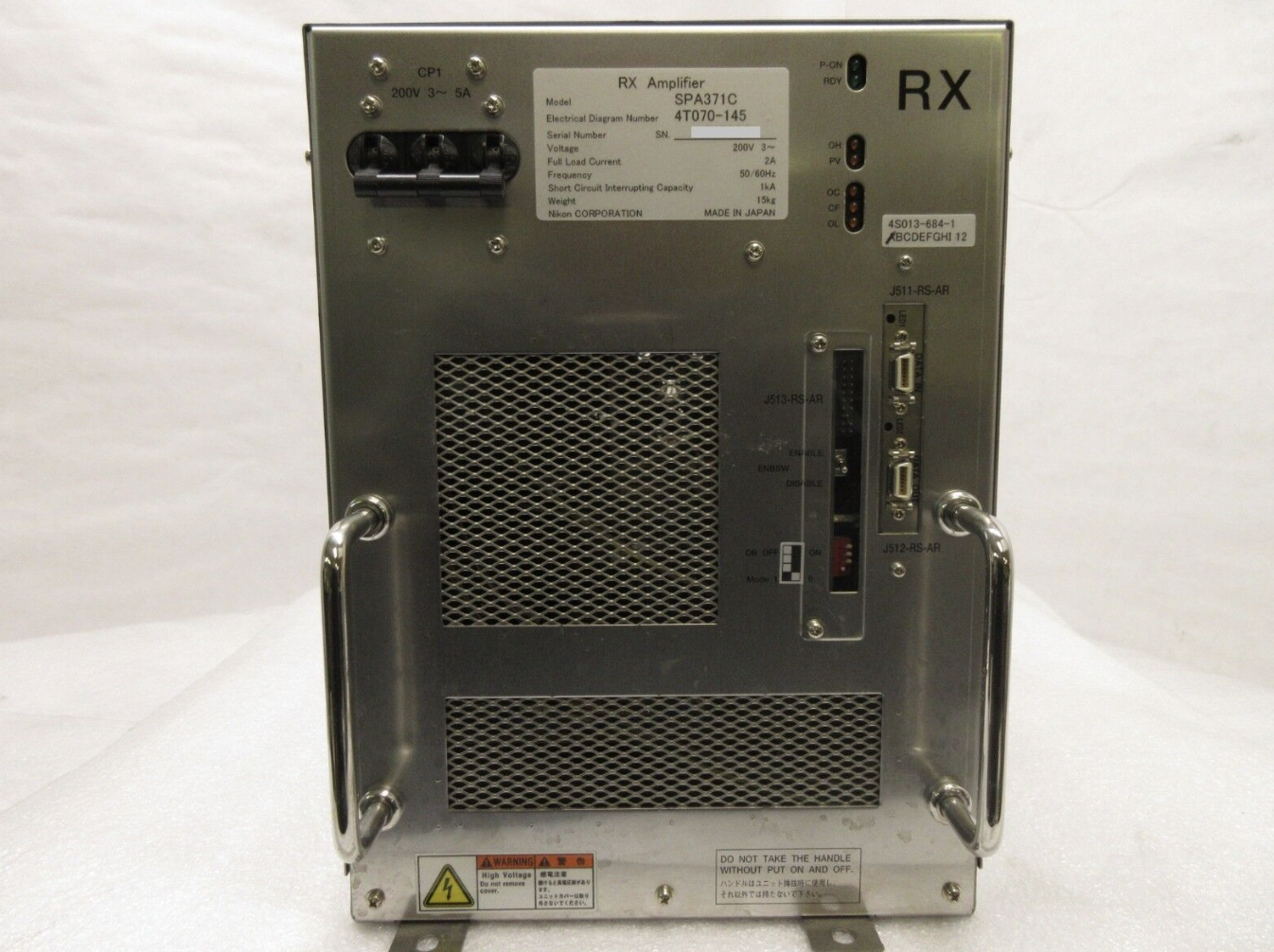 Used Nikon 4T070-145 RX Amplifier SPA371C 4S013-684-1 Used Working