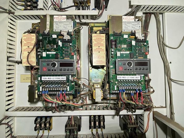 Used ALLEN BRADLEY 1336 5 HP 10 HP 15 HP 30 HP AND 40 HP VFDS
