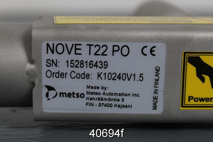 Unused Metso Nove T22 PO Sample Valve 2"x1.5" #40694