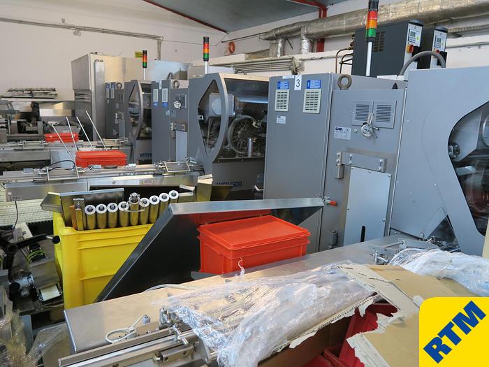 Used COMPLETE LINE FOR CHOCOLATE COATED TOFFEE / CENTRES