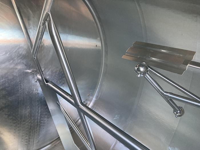 Used Used Paul Mueller 2000 gallon 304 stainless steel jacketed batch processor