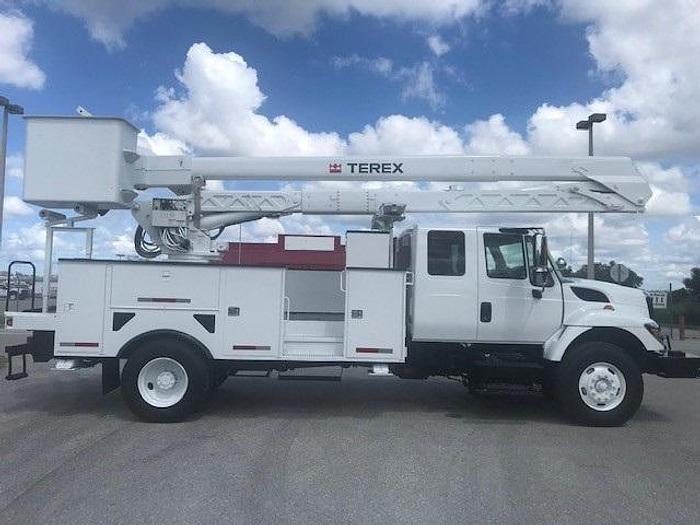Used HiRanger TCX-55 60ft Bucket Boom on 2008 International 7300 60ft Extended Cab Utility Truck - C54796