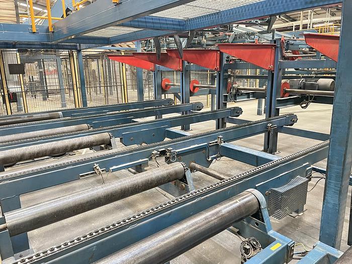 Gebruikt Almab – Stenner – Leadermac high speed resaw-planing line