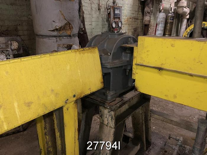 Used Manchester Vertical Size Press, 98" Face Rolls. #27794