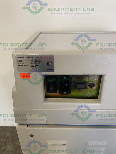 Used Thermo Shandon Cryotome E 77200187 Cryostat Microtome Tissue Sectioning