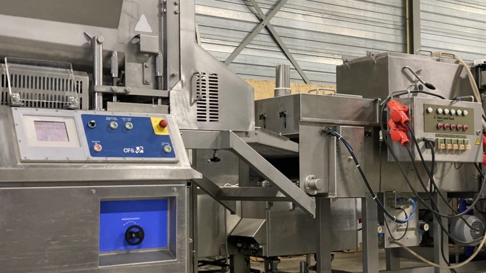 Used Full CFS forming, batter/ breading line with pre-duster