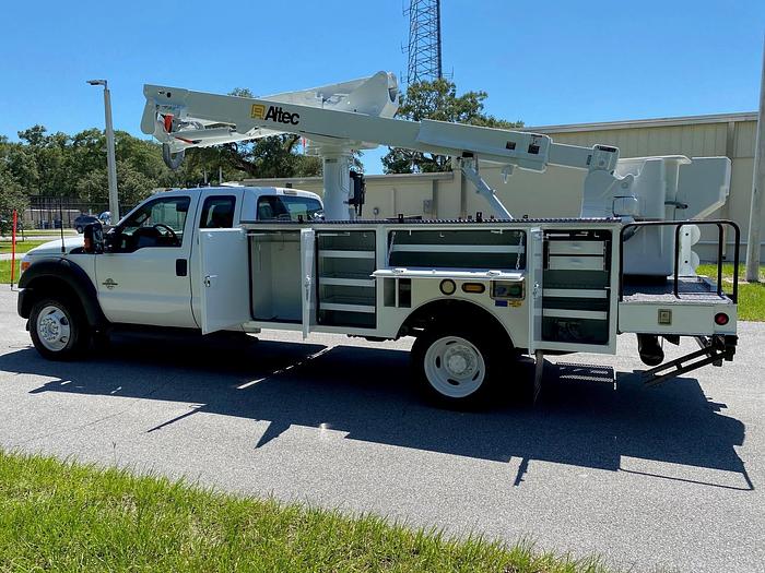 Used 2012 Ford F550 4x4 Extended Cab Altec AT40G 45ft Bucket Truck - P79210