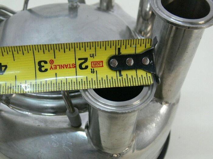 Used Alloy Products Stainless Steel Pressure Vessel 135 PSI Max Water Pressure