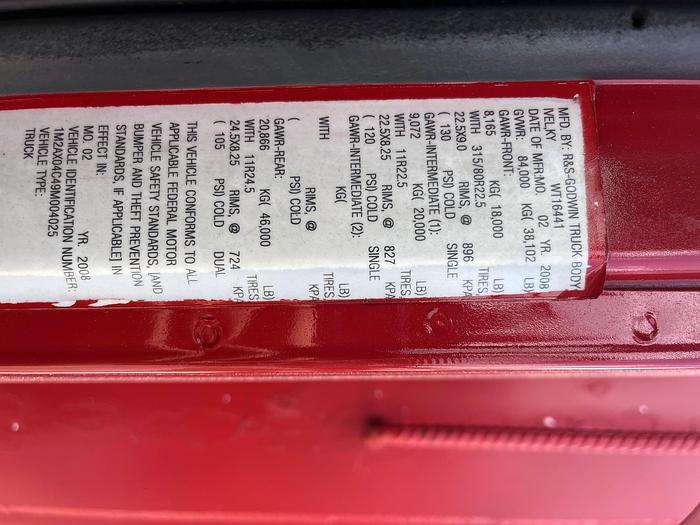 Used 2013 MACK GU173 Granite #5582