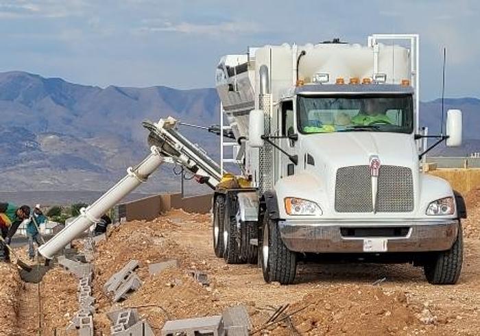 Used 2021 Holcombe 10 Yard Volumetric Mixer Truck