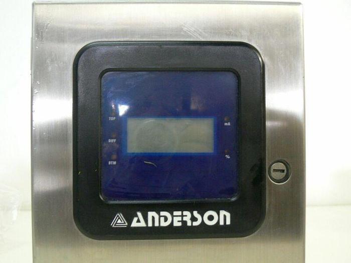 Used Anderson TDL Differential Level Transmitter W/ Stainless Steel Hoffman Enclosure