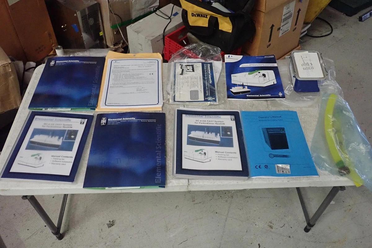 Used Perkin Elmer NexION 300D ICP-MS with ESI Autosampler, Vacuum Pump, Chiller, More