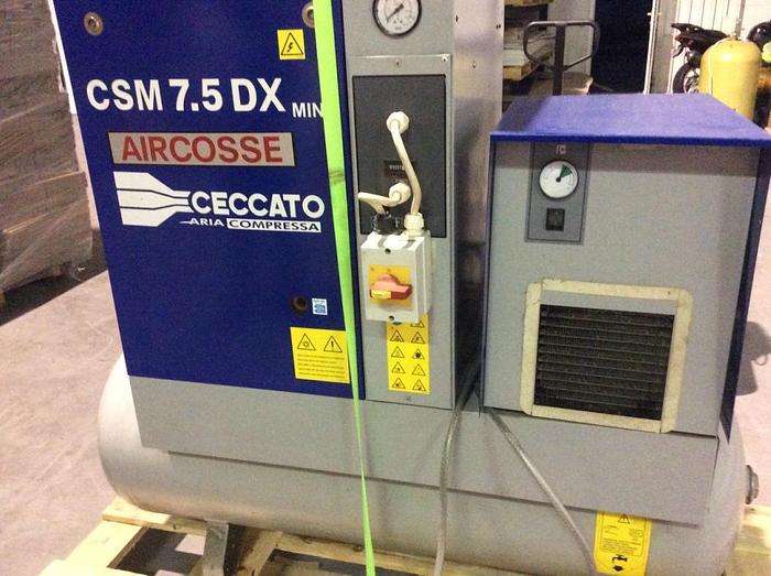Used 2006 Aircosse Ceccato CSM 7.5 DX Mini Air Compressor