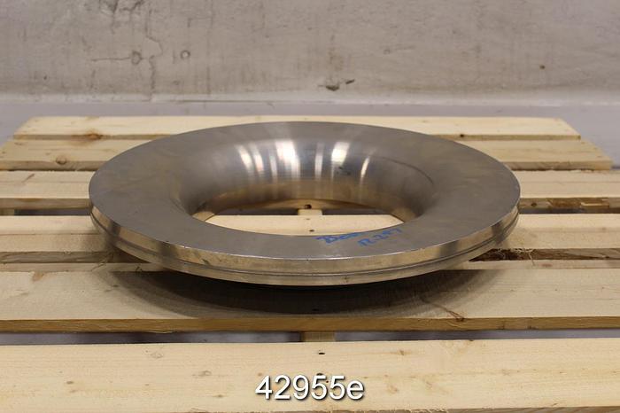 Unused Goulds 3180 CF8M 22.5" Diameter Suction Side Plate #42955